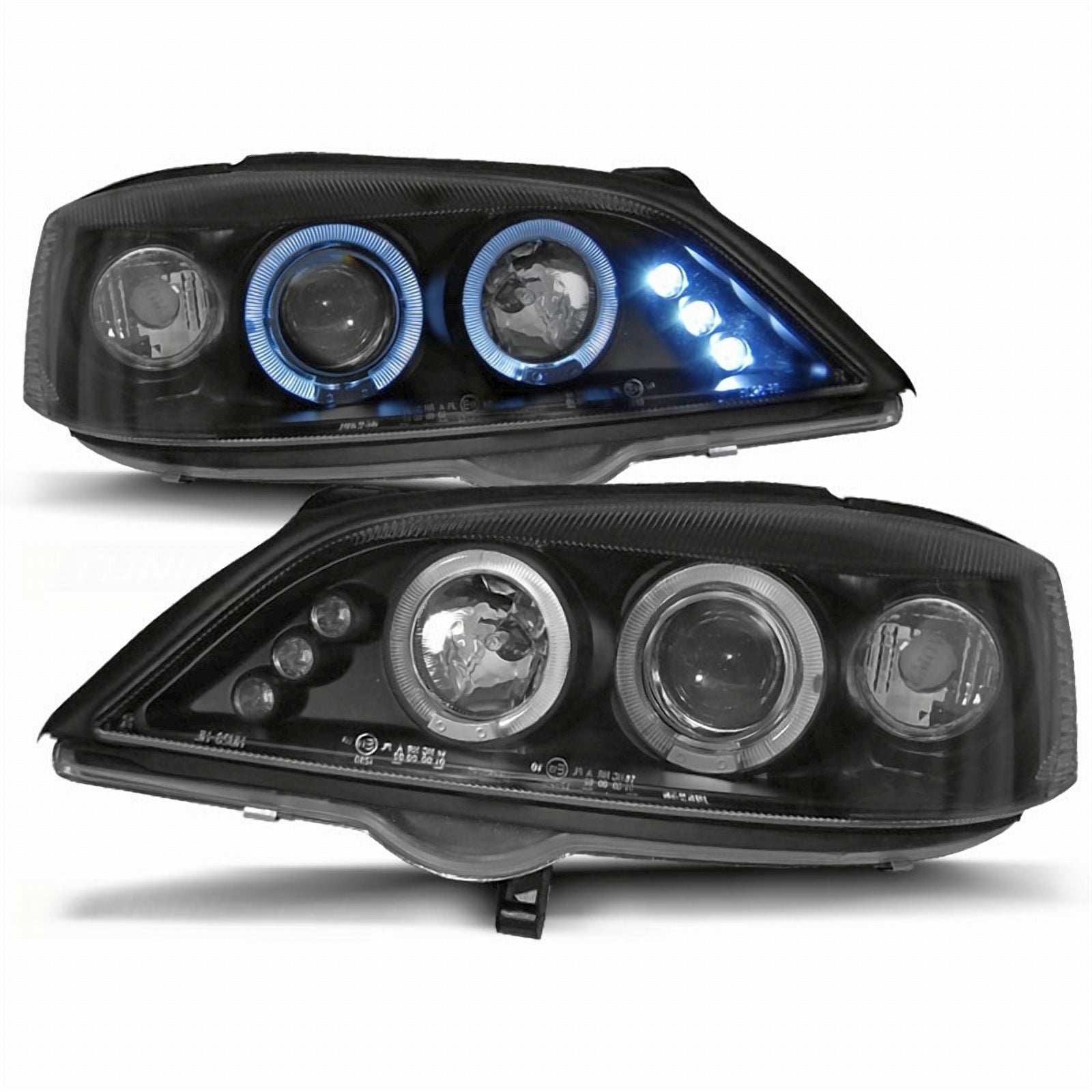 Angel Eyes Scheinwerfer für Opel Astra G