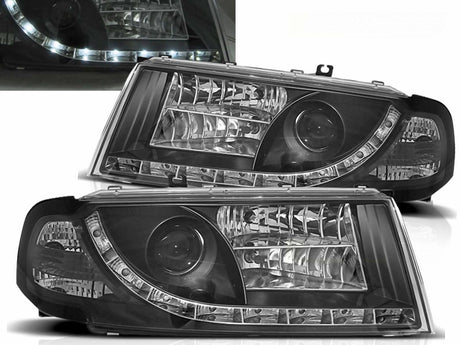 Scheinwerfer fuer Skoda Octavia - LED Set in Schwarz
