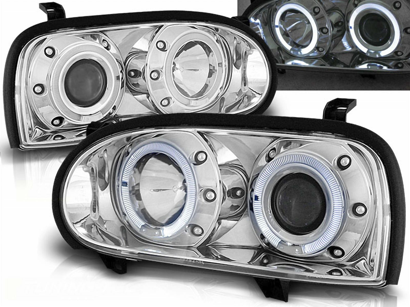 Angel Eyes Scheinwerfer für VW Golf 3