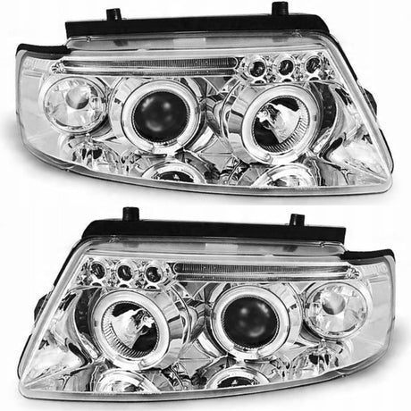 Angel Eyes Scheinwerfer für VW Bora 1J 09.1998-07.2005 NSW schwarz