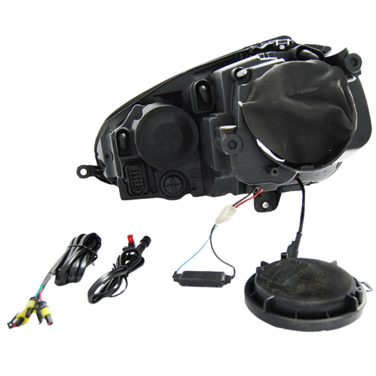 LED Tagfahrlicht Scheinwerfer in schwarz für VW Golf 5 V 10.2003-09