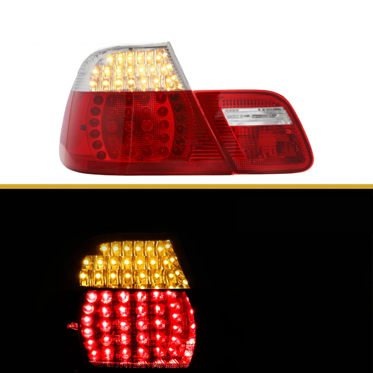 LED Rückleuchten Set rot weiß für BMW E46 04.1999-03.2003 COUPE