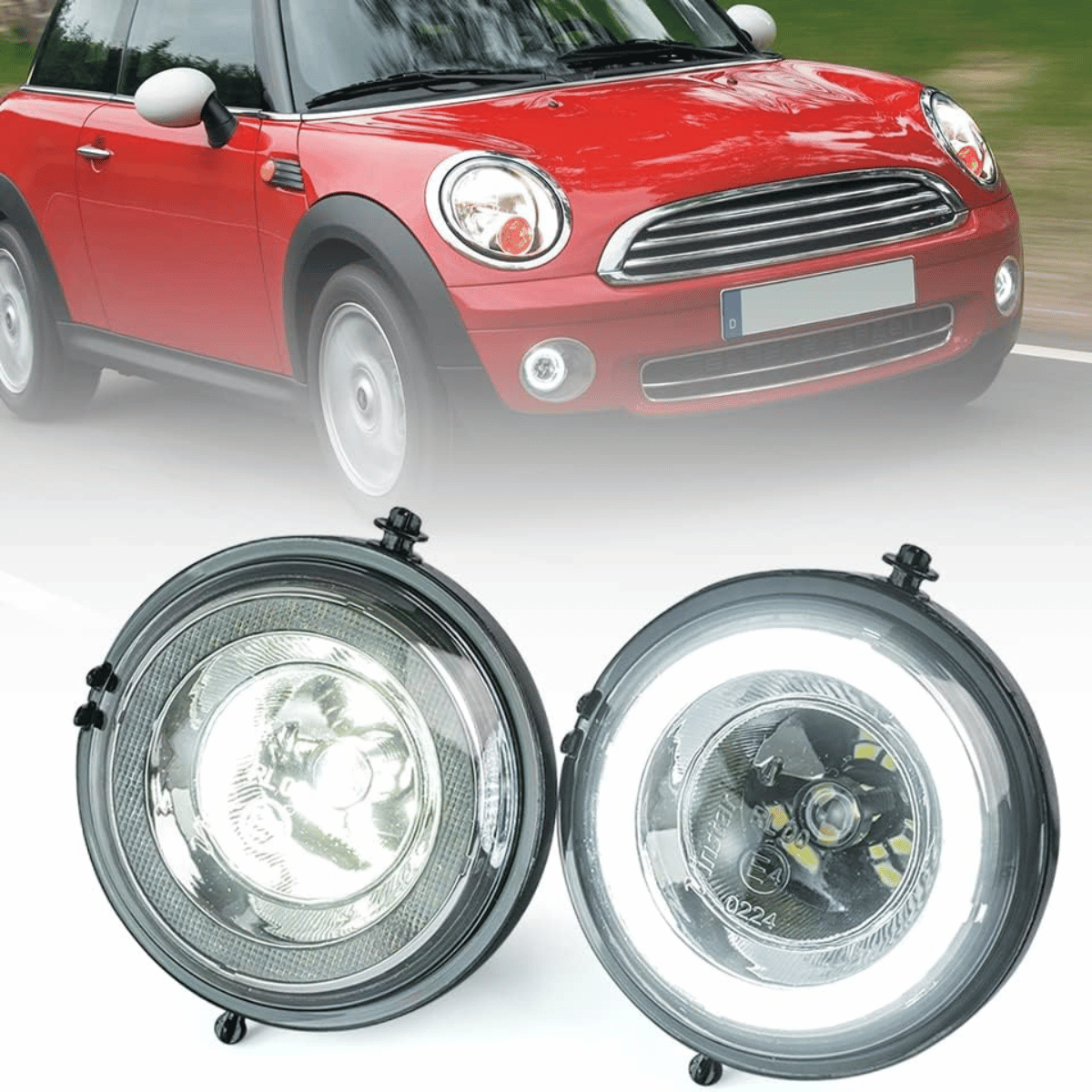 Nebelscheinwerfer Set für MINI R55-R59 mit LED Tagfahrlicht, CR-Tuning