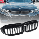 Sport Nieren Kühlergrill für BMW G20 G21 2019-2022 schwarz Glanz für Kamera