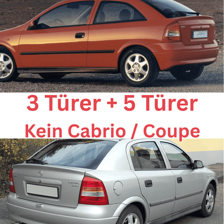 Rückleuchten Set in smoke für Opel Astra G 09.1997-02.2004 3+5 Türer