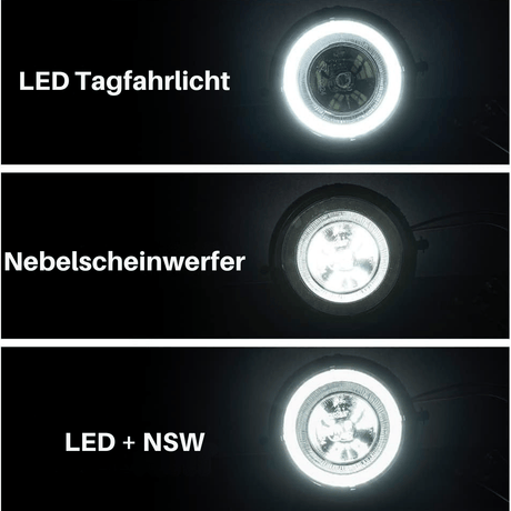 LED Tagfahrlicht & Nebelscheinwerfer für KFZ-Tuning, CR-Tuning Scheinwerfer-Vergleich