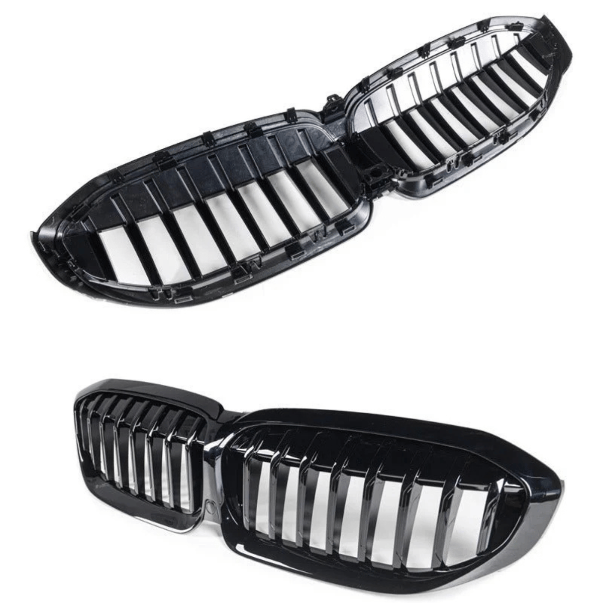 Sport Nieren Kühlergrill für BMW G20 G21 2019-2022 schwarz Glanz für Kamera
