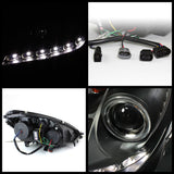 LED Scheinwerfer Set Schwarz für Mercedes SLK R171 2004–2011 mit Standlicht