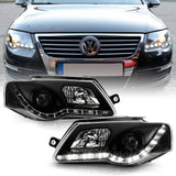 Led Scheinwerfer Set in schwarz für VW Passat 3C 03.05-10 - CR Tuning