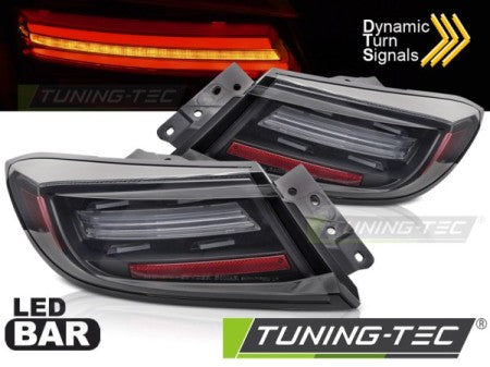 Voll LED LightBar Rückleuchten Set Schwarz mit dynamischem LED Blinker für Toyota GR86 ab 2021 - CR Tuning