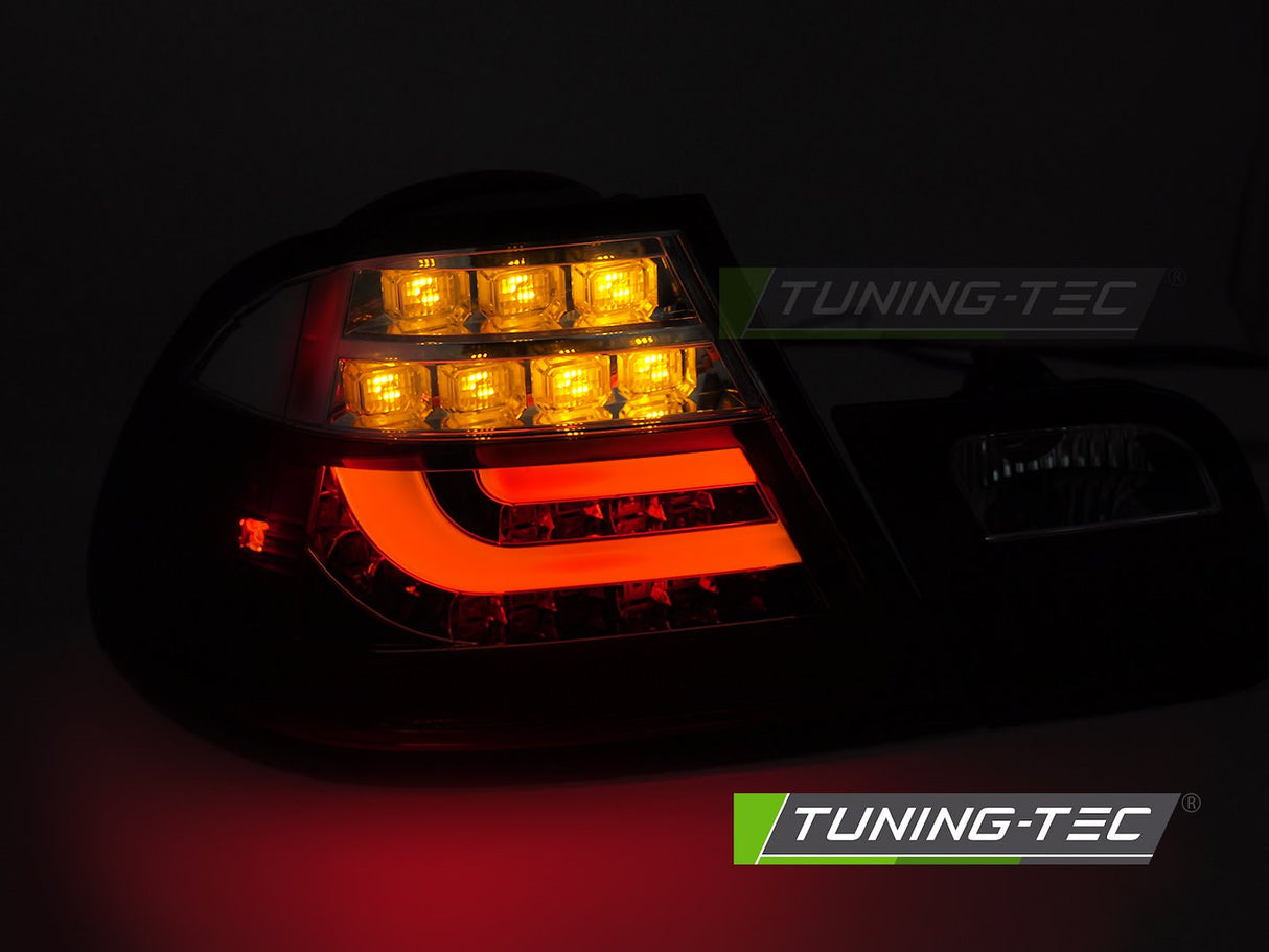 LED Rückleuchten für BMW E90 E91 mit dynamischem Blinker und Standlicht in Rot und Gelb
