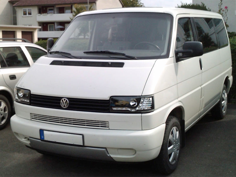 Led Scheinwerfer für VW T4 Bus 1990-2003 schwarz kurzer Vorderwagen