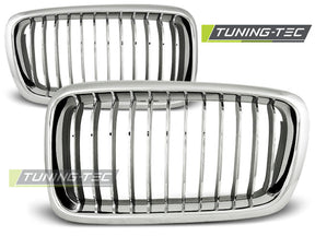 Chrom Sportgrill für BMW E38 06.94-07.01, Tuning-Tec Kühlergrill im Set