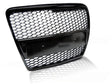 Sportgrill Frontgrill schwarz glanz für Audi A6 C6 04-08 mit PDC
