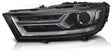 Schwarzer LED Scheinwerfer für Audi A4 B9 mit markantem Design, Tuning Scheinwerfer für KFZ-Zubehör