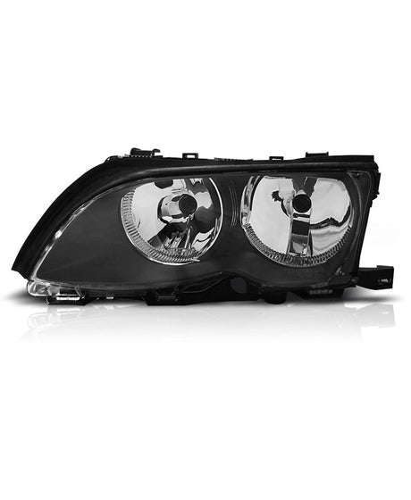 Halogen Scheinwerfer Chrom für BMW 3er E46 Limousine & Touring 09/2001–03/2005 – Ersatzscheinwerfer & OEM-Passform