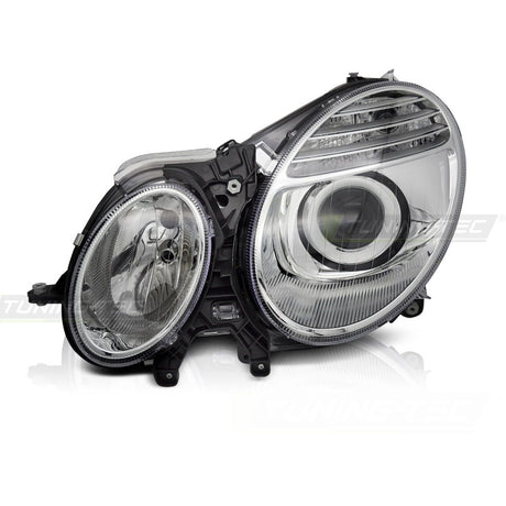 Halogen Chrom Scheinwerfer für Mercedes E-Klasse W211 2006–2009 – Ersatzscheinwerfer & OEM-Passform