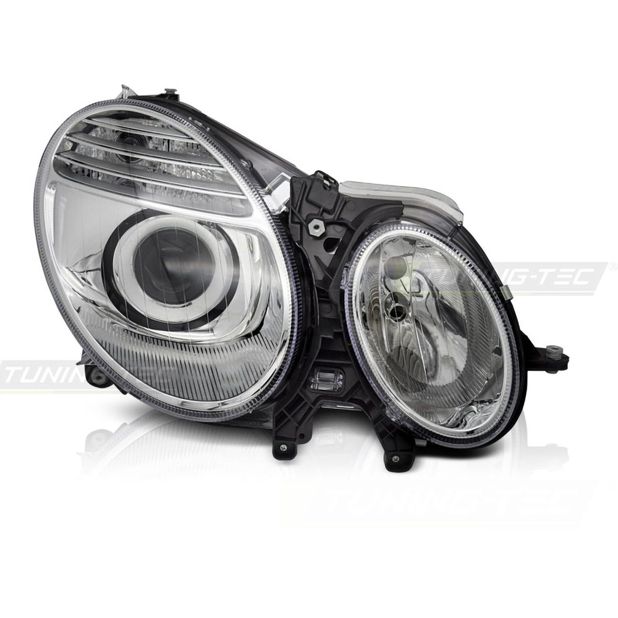 Halogen Chrom Scheinwerfer für Mercedes E-Klasse W211 2006–2009 – Ersatzscheinwerfer & OEM-Passform
