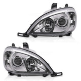 Halogen Scheinwerfer Chrom für Mercedes M-Klasse W163 2001–2005 SUV - Ersatzscheinwerfer & OEM-Passform