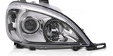 Halogen Scheinwerfer Chrom für Mercedes M-Klasse W163 2001–2005 SUV - Ersatzscheinwerfer & OEM-Passform