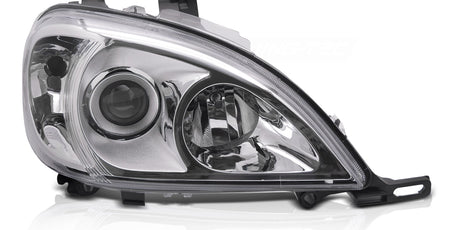 Halogen Scheinwerfer Chrom für Mercedes M-Klasse W163 2001–2005 SUV - Ersatzscheinwerfer & OEM-Passform