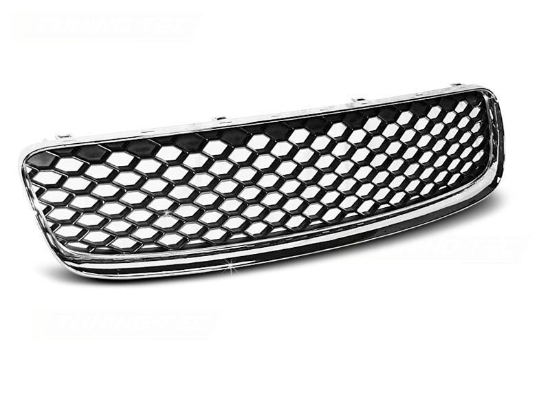 Chrom Kühlergrill Wabenmuster für KFZ-Tuning, Fahrzeugzubehör, LED-Scheinwerfer, Rückleuchten