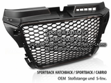 Sportgrill für Audi A3 8P 2008-2012 Sportback Cabrio Stoßstange S-line