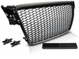 Sport Frontgrill Waben Schwarz für Audi A4 S4 B8 2008-2011 Limousine Avant mit Zubehör