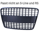 Sportgrill Waben Front Grill für Audi Q7 2005-2009 schwarz Sport Linie Style