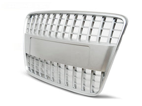 Sportgrill Waben Front Grill silber für Audi Q7 2005-2009, Tuning Zubehör