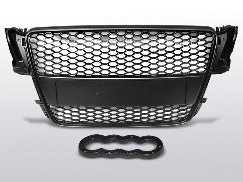 Sportgrill Waben Front Grill für AUDI A5 2007-06.2011 schwarz