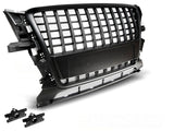Sport Frontgrill schwarz für Audi Q5 8R 2008-2012, mit Halterungen