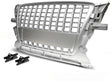 Silberner Sport Design Frontgrill für Audi Q5 8R 2008-2012, inklusive Halterungen
