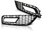 Nebelscheinwerfer Abdeckungen Glanzschwarz für Audi A4 B8 2011–2015 - CR Tuning