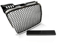 Frontgrill Sport Chrom Schwarz mit Kennzeichenhalter für Limousine Avant für Audi A4 B7