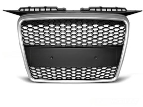 Sport Wabengrill für Audi A3 06.05-03.08 silber, Frontgrill Tuning Zubehör