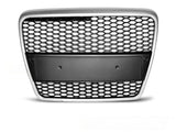 Sportgrill Frontgrill für Audi A6 (C6) 04.2004-2008 silber matt