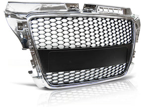 Chrom Sportgrill Waben Front Grill Audi A3 8P 04-12 Tuning Zubehör