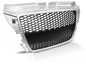 Für Audi A3 (8P) 04.08-07.12 silber - Sportgrill - CR Tuning