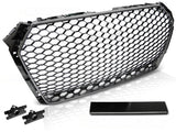 Sport Frontgrill für Audi A4 S4 B9 2015-2019 Limousine Avant mit PDC und Logo-Halterung