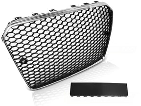 Sport Frontgrill Chrom Schwarz für Audi A5 8T 2011-2016 Coupé Cabrio Sportback mit PDC