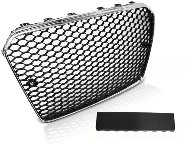 Sport Frontgrill Chrom Schwarz für Audi A5 8T 2011-2016 Coupé Cabrio Sportback mit PDC