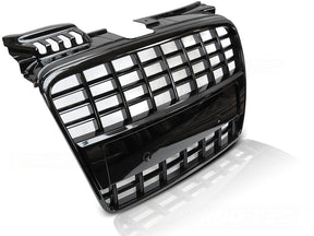 Sport Frontgrill Hochglanz Schwarz Audi A4 B7 Limousine Avant 2004-2008 Tuning Zubehör