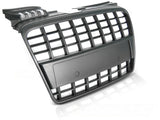 Sport Frontgrill schwarz für Audi A4 B7 04-08 Limousine Avant Tuning Zubehör