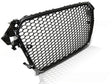 Sport Frontgrill Hochglanz Schwarz Audi A4 B8 2011-2015 Limousine Avant mit PDC-Halter