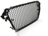 Sport Frontgrill Hochglanz Schwarz Audi A4 B8 2011-2015 Limousine Avant mit PDC-Halter