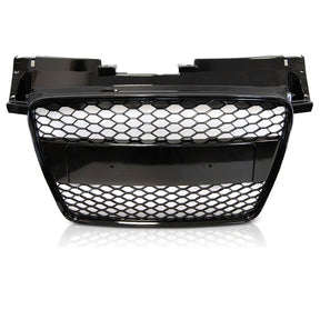 Sportgrill für Audi TT 8J 2006-2014 Coupe Roadster Glanzschwarz Frontgrill - CR Tuning