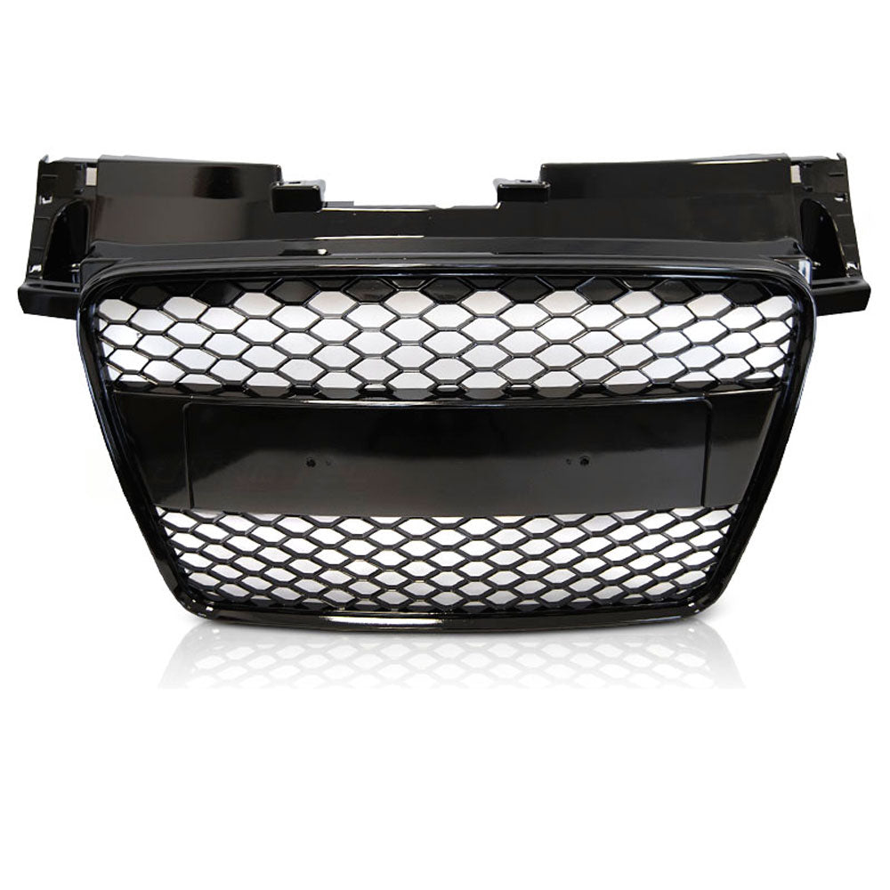 Sportgrill für Audi TT 8J 2006-2014 Coupe Roadster Glanzschwarz Frontgrill