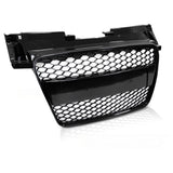 Sportgrill für Audi TT 8J 2006-2014 Coupe Roadster Glanzschwarz Frontgrill