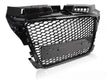 Sport Kühlergrill Audi A3 S3 8P 2008-2012 Schwarz Glanz PDC Waben Design